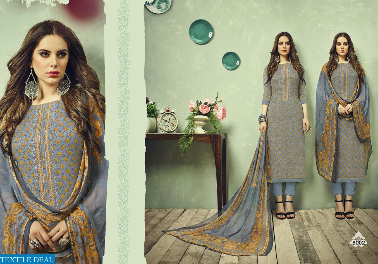 hansa Hidaya vol-8 Wholesale Winter  Casual Dress material